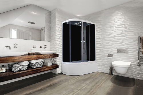 Душевая кабина Parly Classic EC1221R 120х80 асимметричная с крышей - фото 2