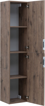 Шкаф-пенал Aquanet Алвита New 00334189 35х31х158 подвесной цвет коричневый