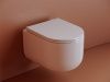 Унитаз подвесной Ceramica Nova ULMA CN4006 белый с сиденьем микролифт безободковый душевой смыв