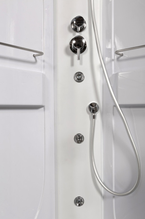 Душевая кабина AvaCan L608GM 80х80 четверть круга с крышей ориентация универсальная