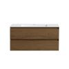 Тумба под раковину Vincea Luka VMC-2L100TO 100х50 подвесная цвет коричневый
