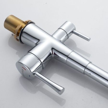 Смеситель для кухни Shevanik S528 на мойку хром