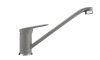 Смеситель для кухни Ulgran Classic U-004-310 на мойку серый