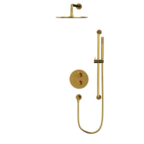 Душевая система Whitecross Y brushed gold YSET09GLB встраиваемая - фото 2