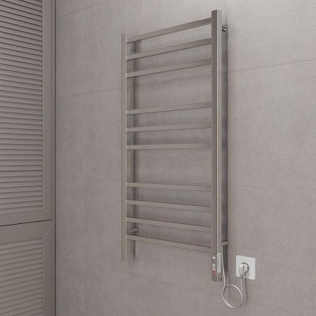 Полотенцесушитель электрический Terminus 4670078544407 55х105 хром