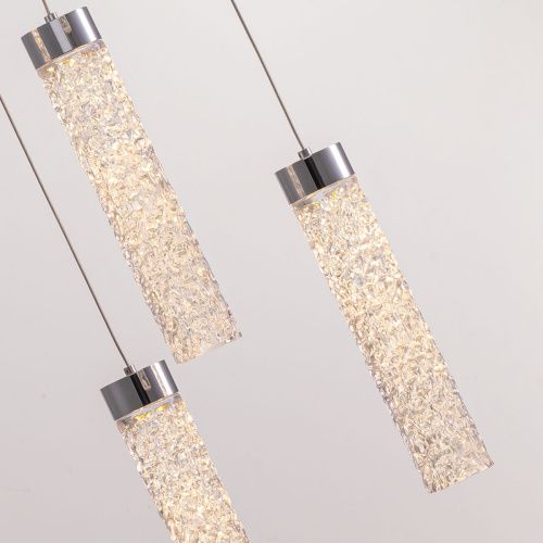 Светильник подвесной Delight Collection MD24030028-5A chrome/clear - фото 3