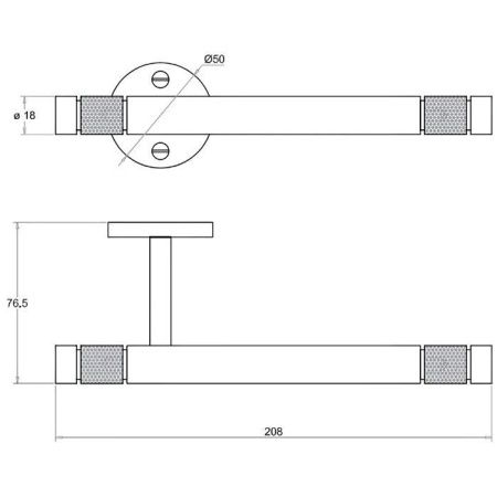 Бумагодержатель Bertocci Officina 01 12775036050