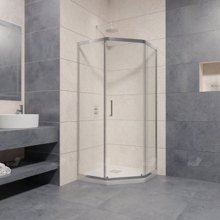 Душевой уголок RGW Passage 38088692-11 120х90 стекло прозрачное профиль хром без поддона