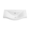 Раковина из сантехнического фарфора Wellsee Bisou 151205000 70х50 подвесная цвет белый 1 отверстие под смеситель
