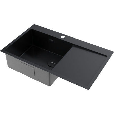 Кухонная мойка Omoikiri Akisame 86-L Side 4997043 86х51 цвет графит