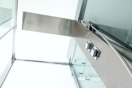 Душевая кабина Acquazzone Helena 120ESL-L без электрики 120х90 прямоугольная с крышей ориентация левая