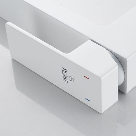 Смеситель Rose R1811C-1 на раковину белый