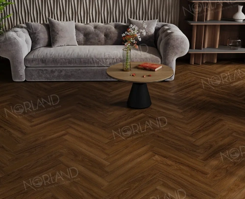 Ламинат Norland Elegant Herringbone Strong LF304-22 Дуб Треско толщина 1.2 см 34 класс 600х100 - фото 3