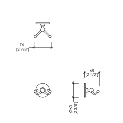 Крючок Devon Devon Cavendish WM13CR - фото 2