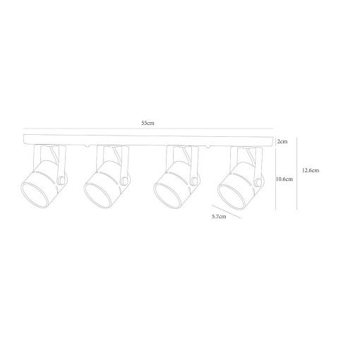 Спот Arte Lamp Mizar (Мизар) A1311PL-4WH - фото 4