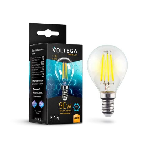 Лампочка светодиодная Voltega Globe E14 9W Graphene 7136 - фото 2