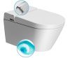 Унитаз-биде электронный подвесной GSI Wclean 7418K09 белый с сиденьем микролифт безободковый смыв торнадо
