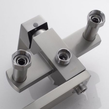 Душевая стойка Shevanik S7036L настенная цвет серый