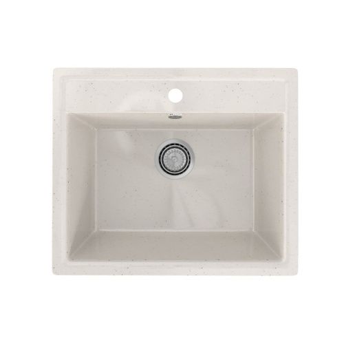 Кухонная мойка Practik PR-565 PR-M-565-001 57х50 цвет белый поверхность глянцевая - фото 2