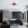Люстра потолочная Natali Kovaltseva Spektr (Спектр) HIGH-TECH LED LAMPS 82004 BLACK