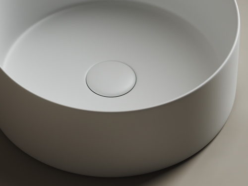 Раковина из сантехнического фарфора Ceramica Nova ELEMENT 36 см CN6032MW накладная цвет белый матовый - фото 4