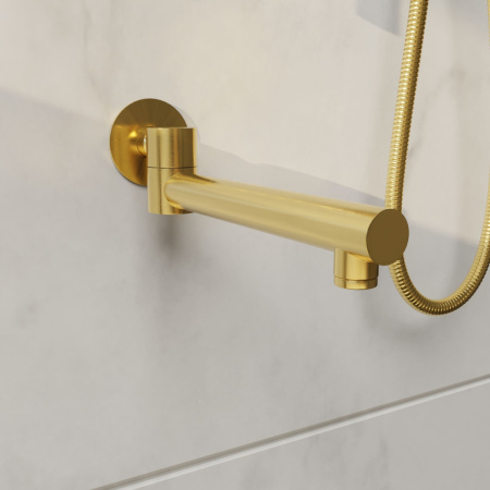 Душевая система RGW Shower Panels (Шоувер панелс) 51140855-06 встраиваемая в стену цвет золото
