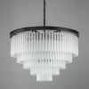 Люстра подвесная Delight Collection 1920s Odeon (1920с Одеон) KR0387P-10A black/frost