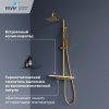 Душевая стойка RGW Shower Panels (Шоувер панелс) 51140134-06 настенная цвет золото с термостатом