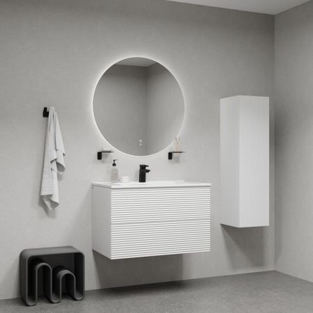 Шкаф-пенал Iddis Bild BIL30W0i97 30х110 подвесной цвет белый