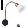 Спот Arte Lamp Falena (Фалена) A3116AP-1BK