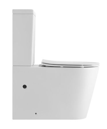 Унитаз-компакт напольный с бачком Iberica Blanca Burgos alto IB.BRA.121.1B1 белый с сиденьем микролифт безободковый каскадный смыв