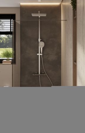 Душевой поддон из искусственного камня Allen Brau Infinity 8.21005-BGM 140х90 серый без каркаса