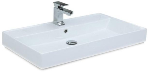 Раковина Aquanet Латина 00242338 полувстраиваемая цвет белый - фото 2