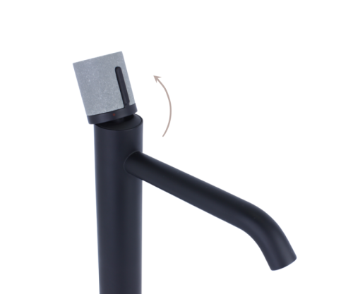 Смеситель для раковины Bronze de Luxe FOCUS 24615BG на столешницу черный - фото 5