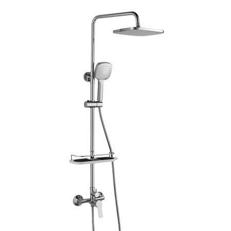 Душевая стойка Rossinka Rs29 RS29-45 настенная цвет хром