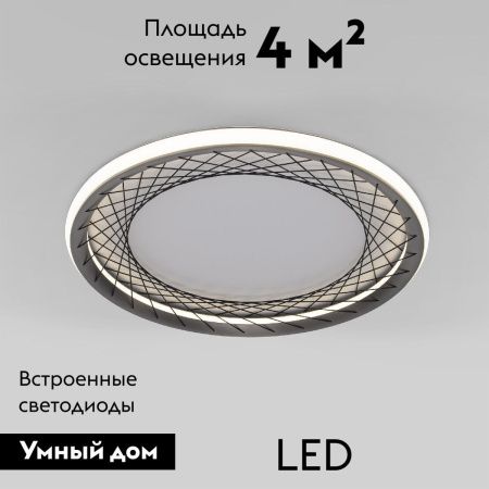 Люстра потолочная Eurosvet Parafe (Парафе) 40023/1 LED серый