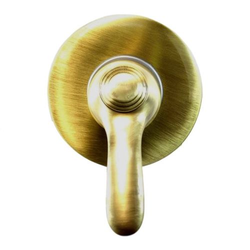 Смеситель для ванны и душа Webert Aurora AU880101065 настенный бронза с термостатом - фото 4