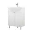 Тумба под раковину Corozo Сириус SD-00001438 60х30 напольная цвет белый