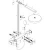Душевая стойка Hansgrohe Rainfinity Showerpipe 360 26853000 настенная цвет хром с термостатом