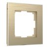 Рамка на 1 пост Werkel Aluminium (Алуминиум) 4690389158001