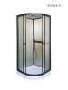Душевая кабина Parly Frost F811B 80х80 четверть круга с крышей ориентация универсальная