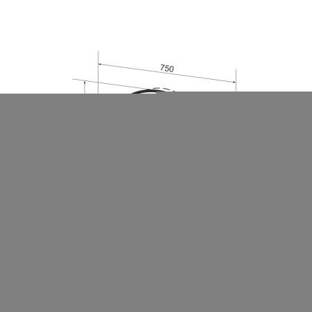 Зеркало Wellsee 7 Rays' Spectrum 172200050 80х80 подвесное