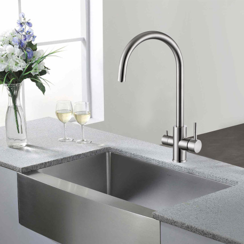 Смеситель для кухни WesnaArt Eko EKO05-111 на мойку сатин - фото 3