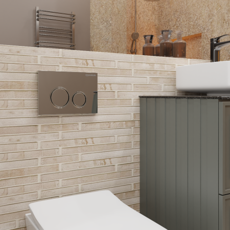 Клавиша смыва механическая CHARUS Spazio FP.330.21.01 цвет хром