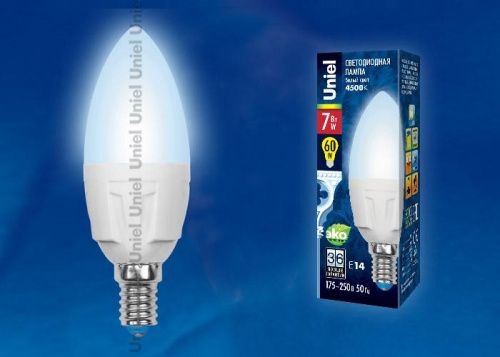Лампа светодиодная Uniel LED-A60 12W/DW/E27/FR PLP01WH картон - фото 2