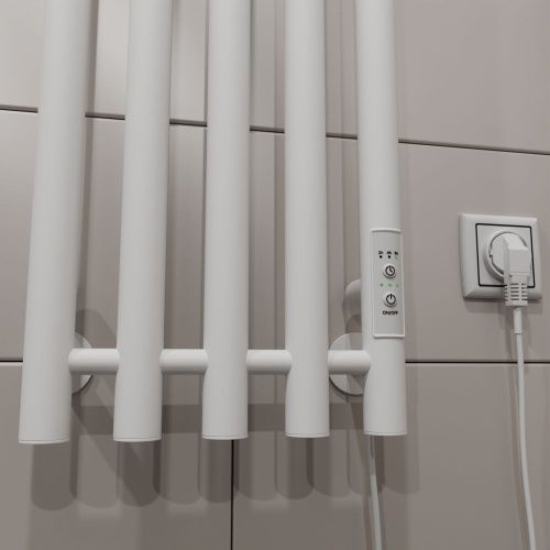 Полотенцесушитель Altasan АргоЛюкс АргоЛюкс12027БМ подвесной 27х120 электрический белый матовый - фото 4