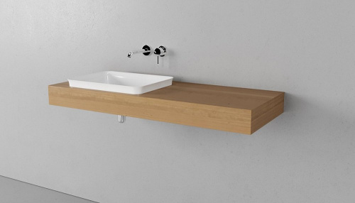 Столешница Velvex UNIT st.UNI.120-67 120х50х11 подвесная цвет дуб французский - фото 3