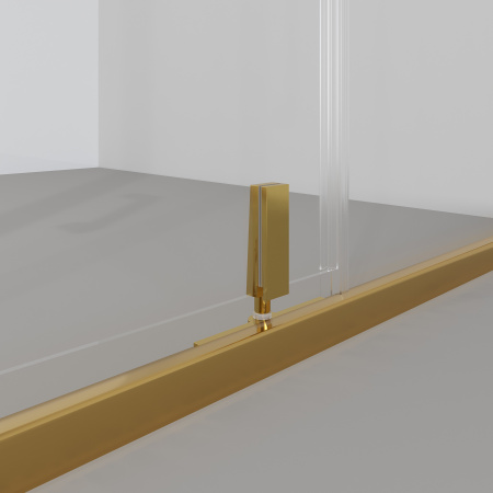 Душевая дверь Niagara Nova NG-43-12AG 120х195 стекло прозрачное профиль золото глянцевое