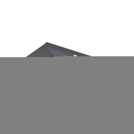 Раковина из искусственного камня Uperwood Elen Quartz 297000021 80х50 полувстраиваемая цвет серый