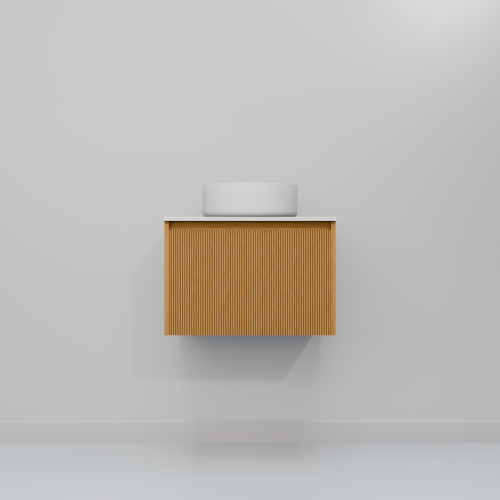 Тумба с раковиной ArtDecco Elizabeth (Элизабет) AEL06W11S300 60x45x40 подвесная цвет белый дуб - фото 4